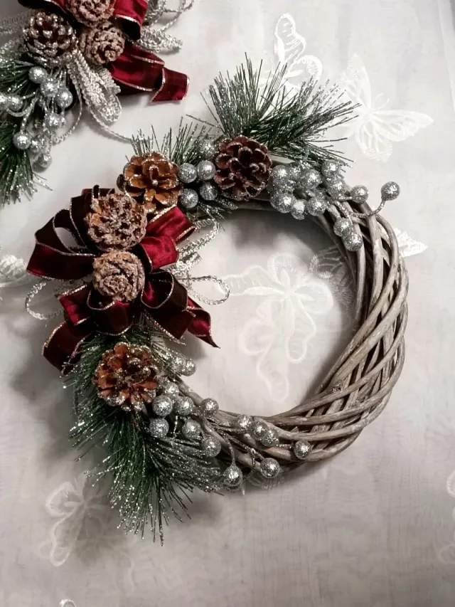 Set 2  decorazioni Natale