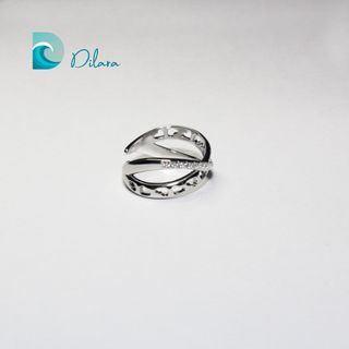 Anillo Cruzado con Brillo Infinito