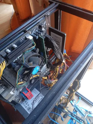 Placa Base i3 + CPU + HD + 6 Slots Gráficas