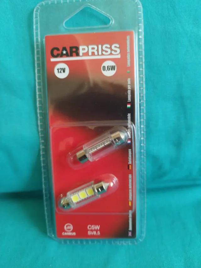 Bombillas LED C5W SV8.5 12V 0.6W