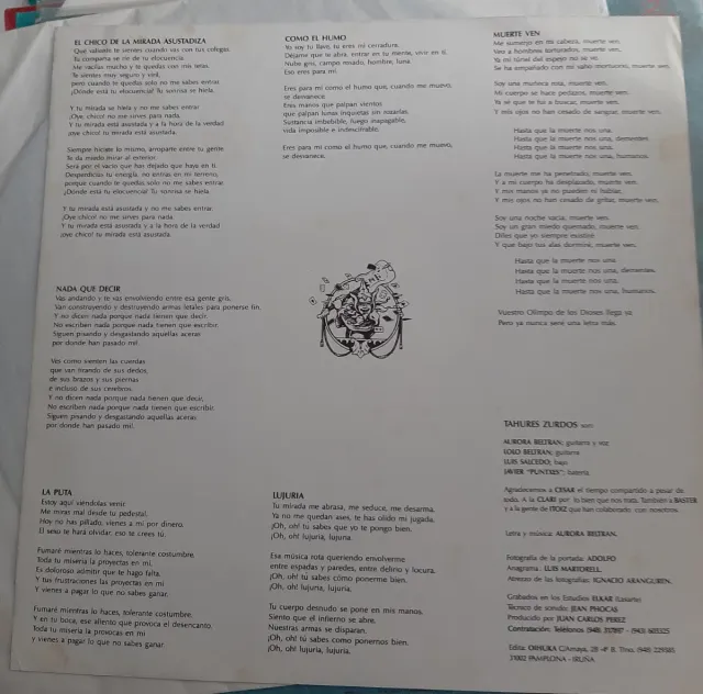 Tahures Zurdos Mini LP