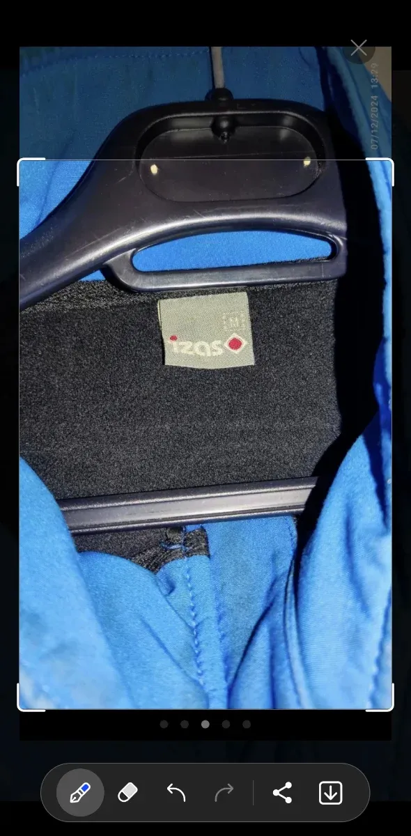 Chaqueta Softshell Izas Azul