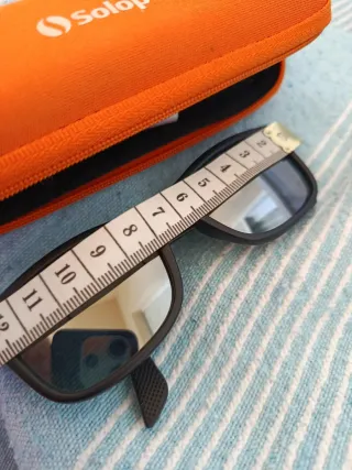 Gafas de sol infantiles Solop negras espejo