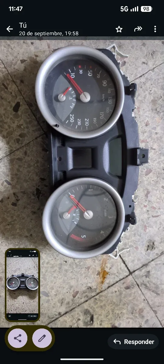 Cuadro de instrumentos Megane 2