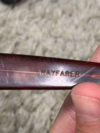 Occhiali da sole Ray-Ban Wayfarer anni '90