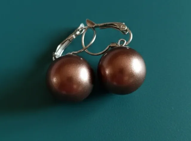 Set Aros dorados mate y bolas grandes