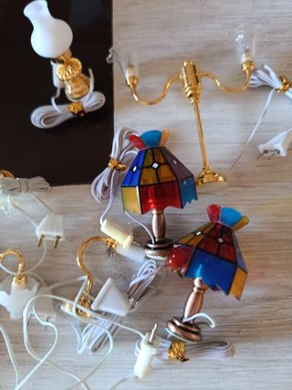 Oferton Lote luces lámparas casa muñecas