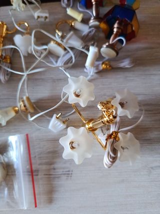 Oferton Lote luces lámparas casa muñecas