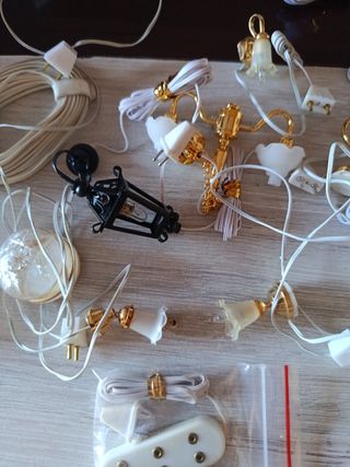 Oferton Lote luces lámparas casa muñecas