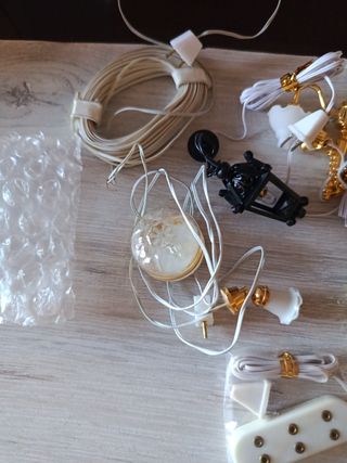 Oferton Lote luces lámparas casa muñecas