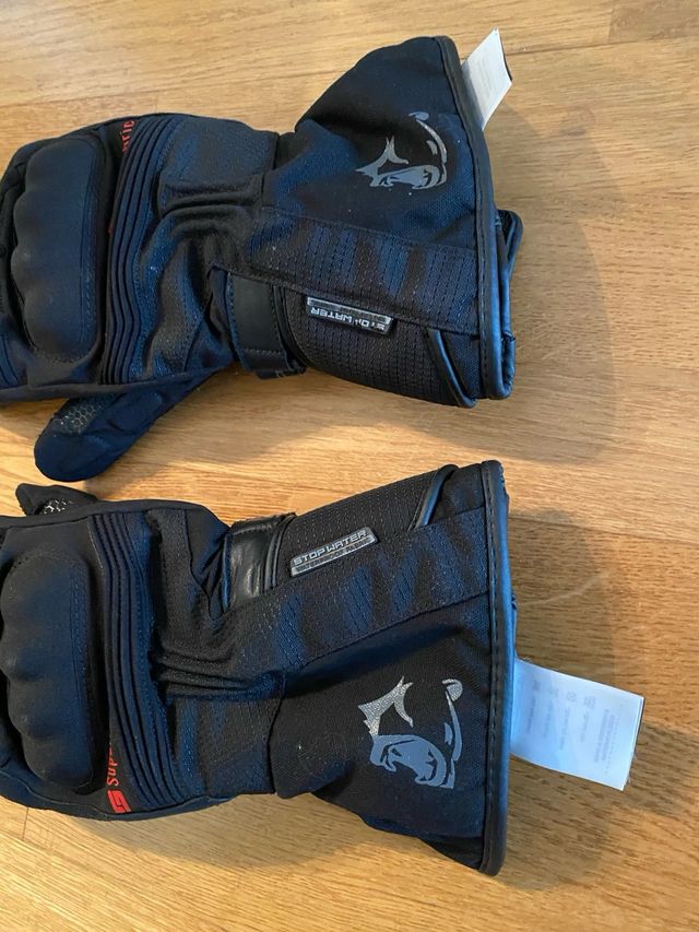 Guantes de moto STORM Winter WP – Negro (Talla XL)