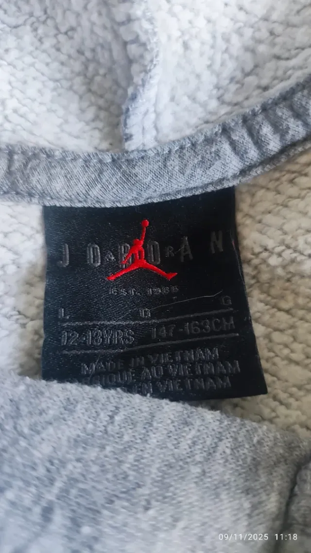 Sudadera Nike Air Jordan Niño 11-13 años