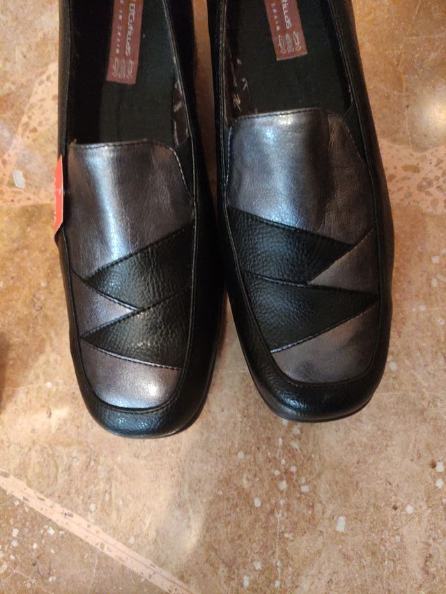 Zapatos GIANNI Negros y Plateados