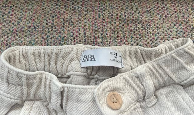 Lote 2 Pantalones Zara Kids Beige