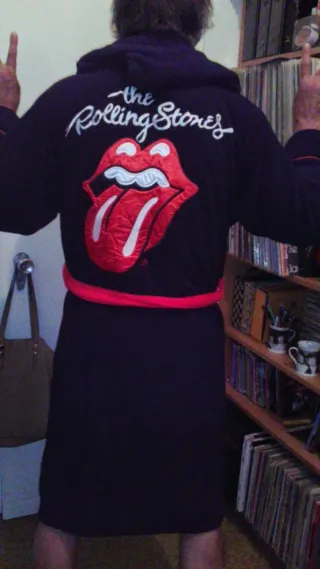 Accappatoio Rolling Stones Logo Lingua