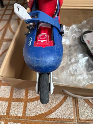 Patines Oxelo Play 3 Ajustables Azul/Rojo