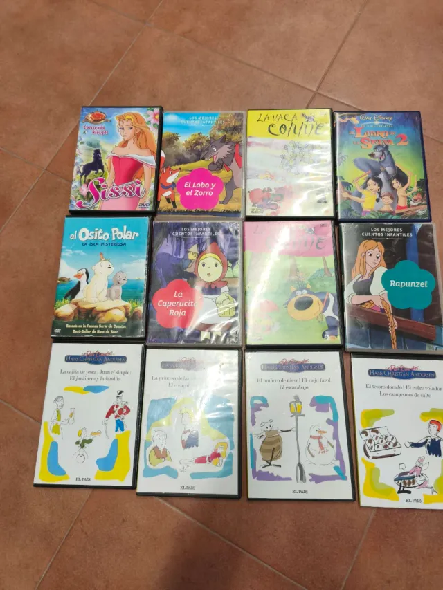 Lote 12 DVD Infantiles Cuentos Clásicos