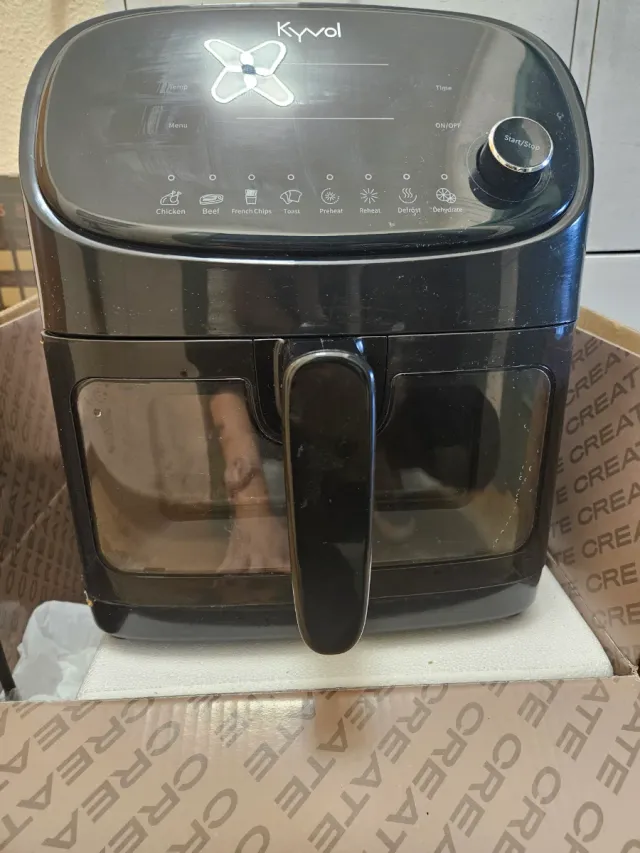 Friggitrice ad aria Kyvol nera xxl