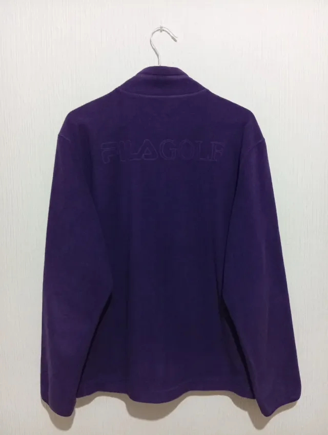 Piumino Fila donna viola taglia L oversize