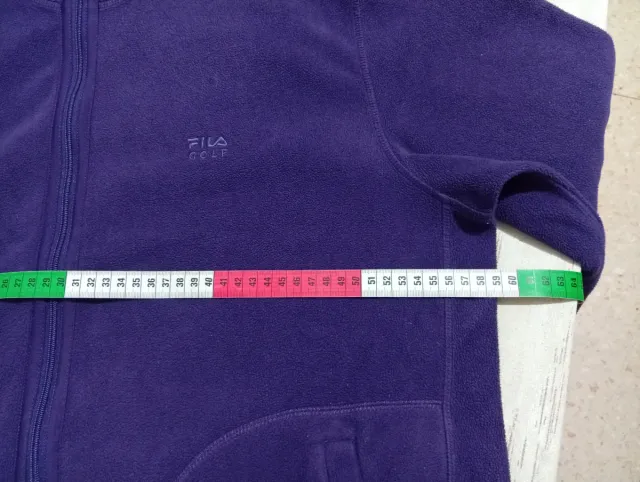 Piumino Fila donna viola taglia L oversize
