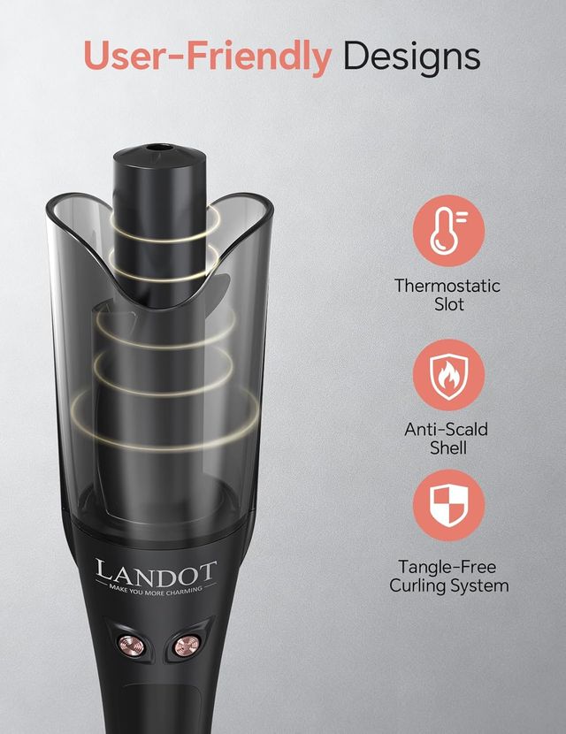 Arricciacapelli stiraboccoli autom. Landot 25mm