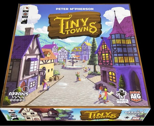 Tiny Towns juego de mesa como nuevo