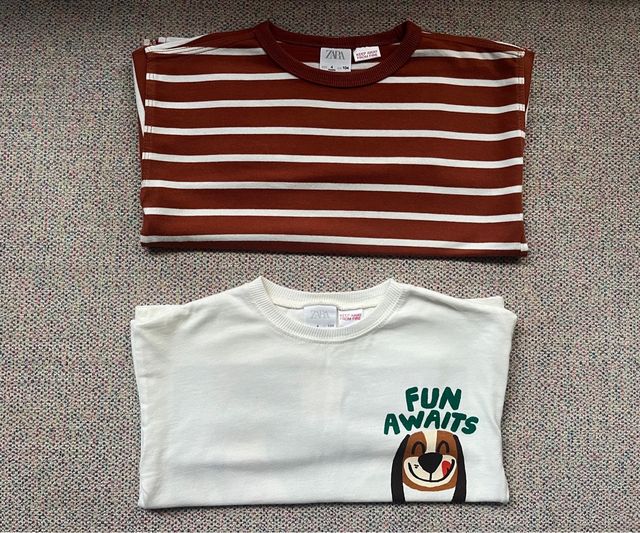 Lote 2 Camisetas Zara Kids