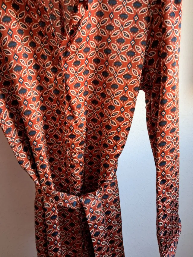 Vestido manga larga estampado Polin et moi