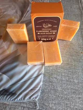 Jabón Cúrcuma Kojic Acid - 2 Piezas