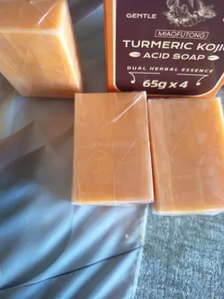 Jabón Cúrcuma Kojic Acid - 2 Piezas