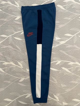 Pantalón chándal Nike azul y blanco