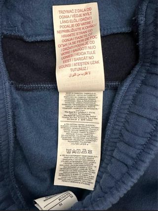 Pantalón chándal Nike azul y blanco