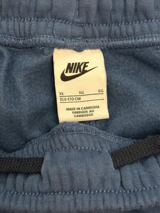 Pantalón chándal Nike azul y blanco