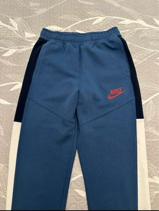 Pantalón chándal Nike azul y blanco
