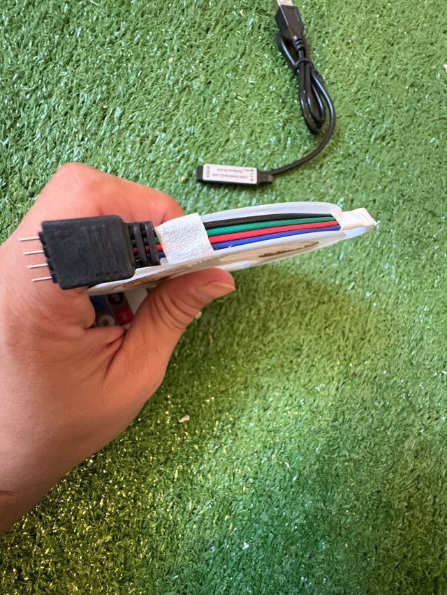 Striscia LED RGB 15 m USB con telecomando 24 tasti