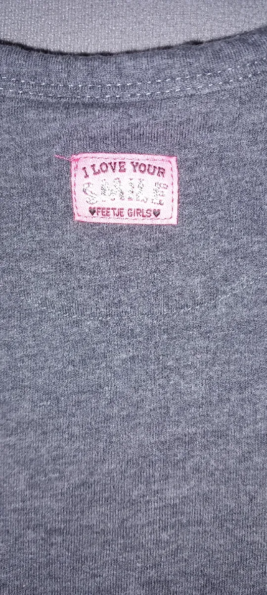 Vestido gris bebé 86 cm