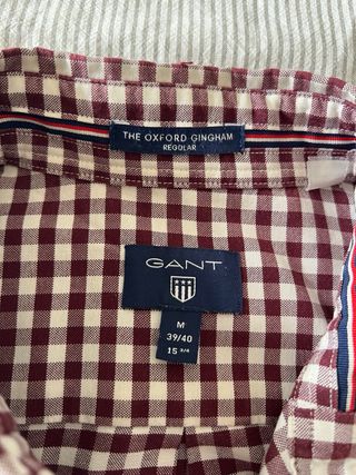 Camisa GANT cuadros M