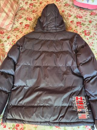 Abrigo Plumas Canadian Peak Azul Roja