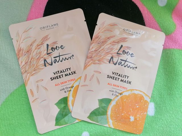 Oriflame Love Nature Mascarilla Vitalidad Naranja