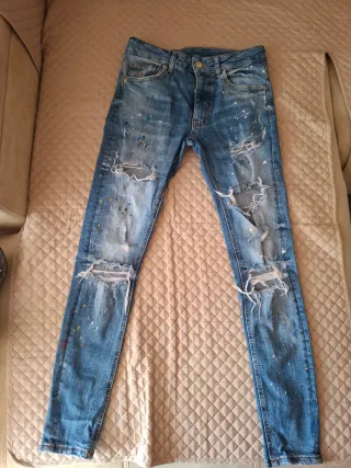 Pantalones vaqueros hombre azules