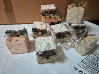 Decorazioni Natalizie Scatole addobbi