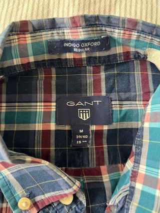 Camisa GANT cuadros Talla M