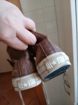 Scarpe Converse marroni foderate