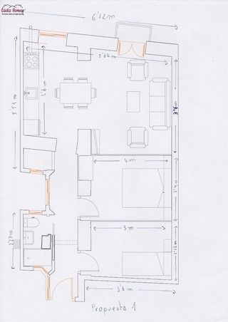 Piso en venta en Centro Histórico - Plaza España en Cádiz