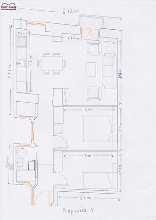 Piso en venta en Centro Histórico - Plaza España en Cádiz