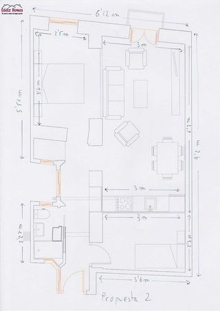 Piso en venta en Centro Histórico - Plaza España en Cádiz