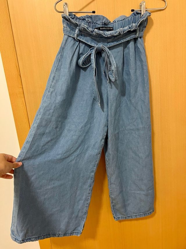 Pantalón azul Bershka