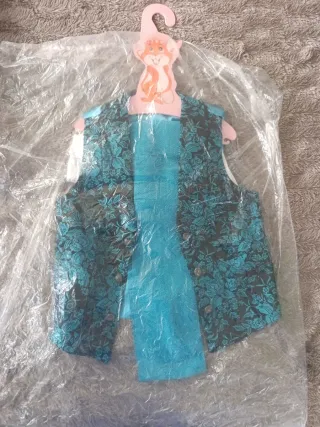 Traje huertano niño azul y blanco