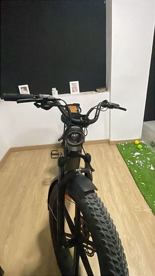 Bicicleta eléctrica Fat Bike Negra