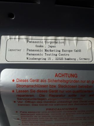 Microondas Panasonic para preparar